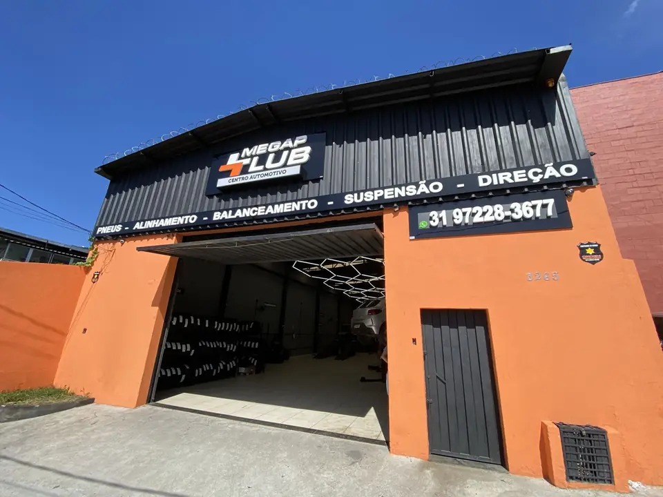 Fachada da Megap Lub em Belo Horizonte